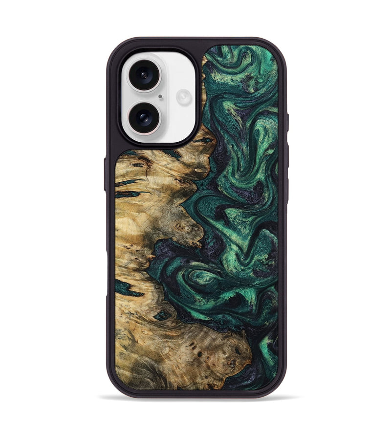 iPhone 17 Wood Phone Case - Archie (Green, 801995)