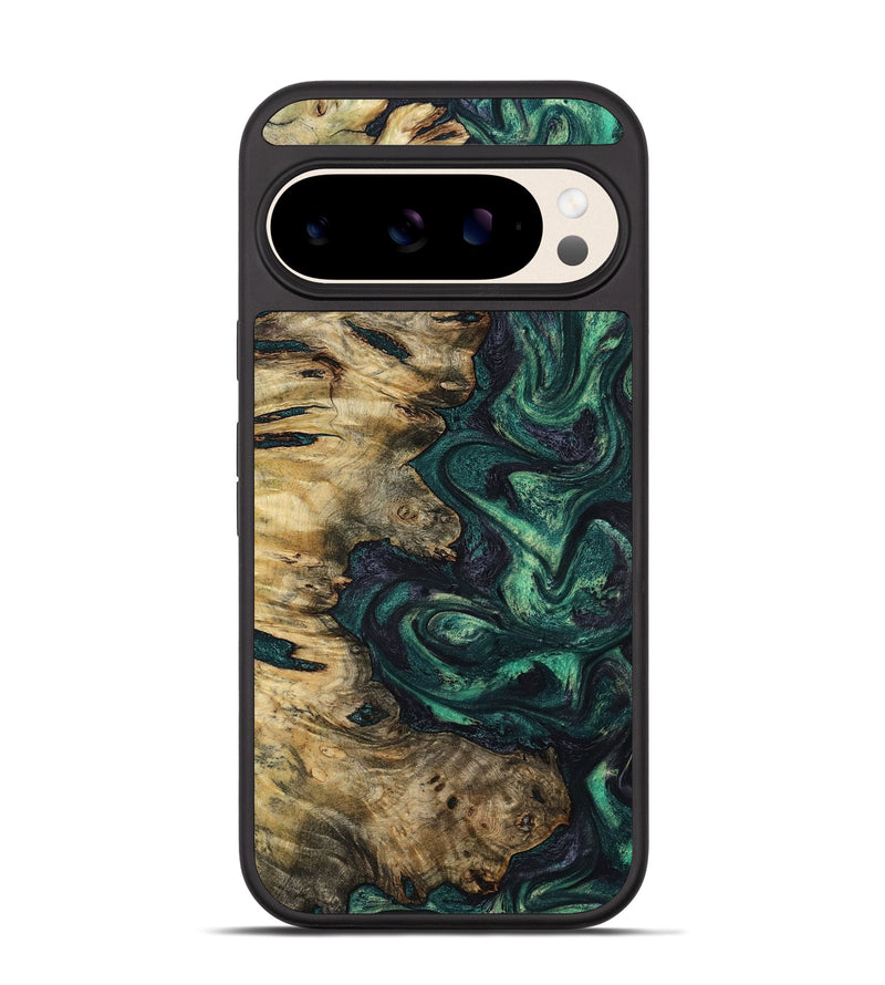 Pixel 10 Wood Phone Case - Archie (Green, 801995)