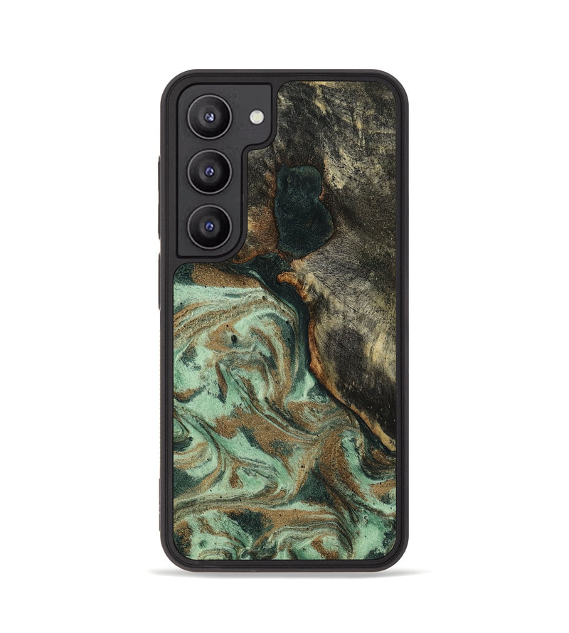 Galaxy S23 Wood Phone Case - Polly (Green, 801996)