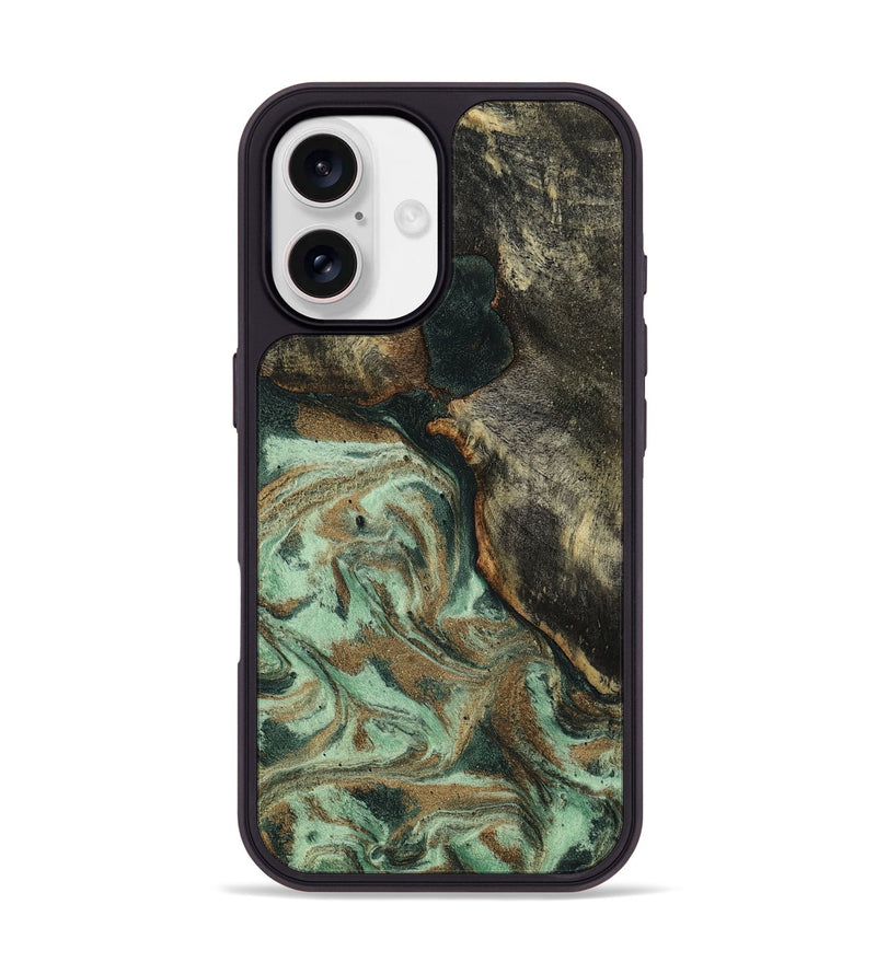 iPhone 17 Wood Phone Case - Polly (Green, 801996)