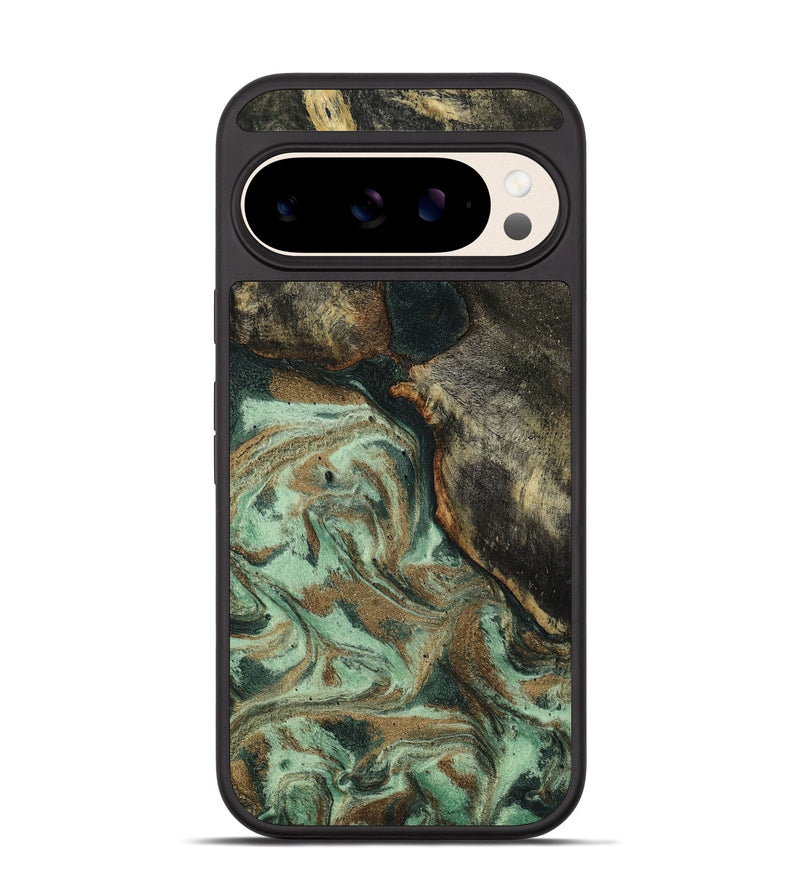 Pixel 10 Wood Phone Case - Polly (Green, 801996)