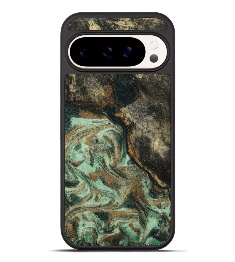 Pixel 10 Pro XL Wood Phone Case - Polly (Green, 801996)