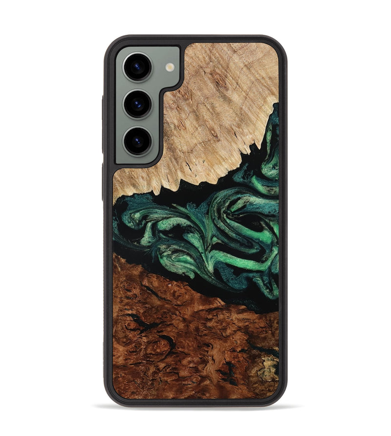Galaxy S23 Plus Wood Phone Case - Twila (Green, 801997)