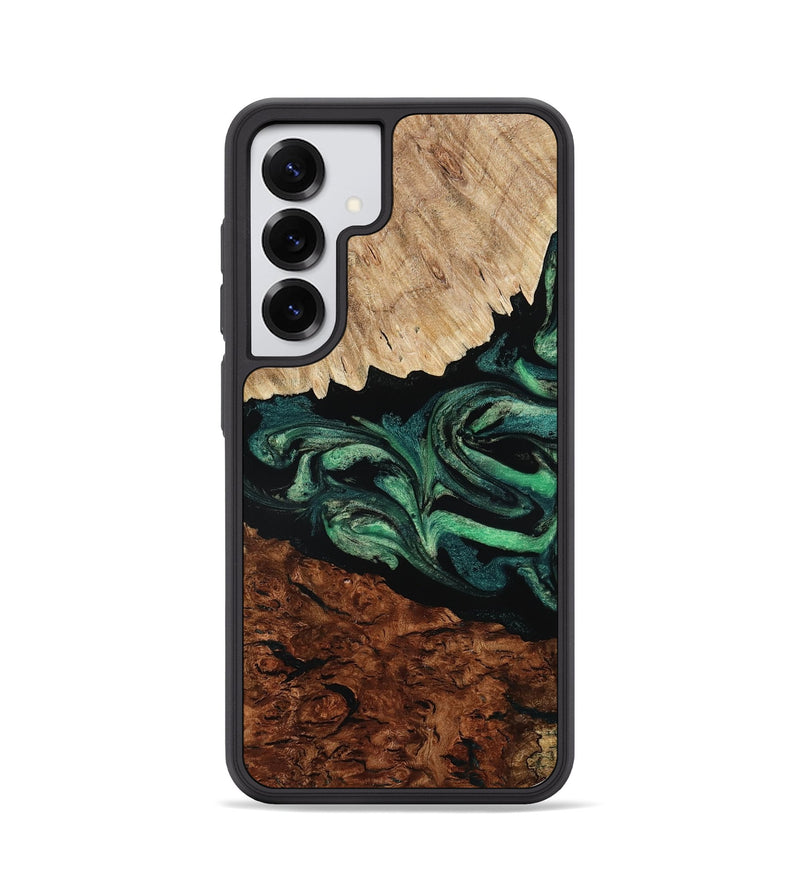 Galaxy S25 Wood Phone Case - Twila (Green, 801997)