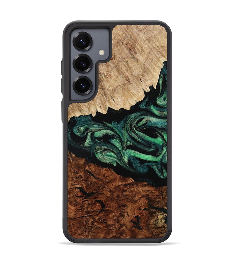 Galaxy S25 Plus Wood Phone Case - Twila (Green, 801997)