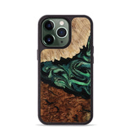 iPhone 13 Pro Wood Phone Case - Twila (Green, 801997)
