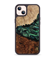 iPhone 14 Plus Wood Phone Case - Twila (Green, 801997)