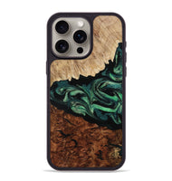 iPhone 15 Pro Max Wood Phone Case - Twila (Green, 801997)