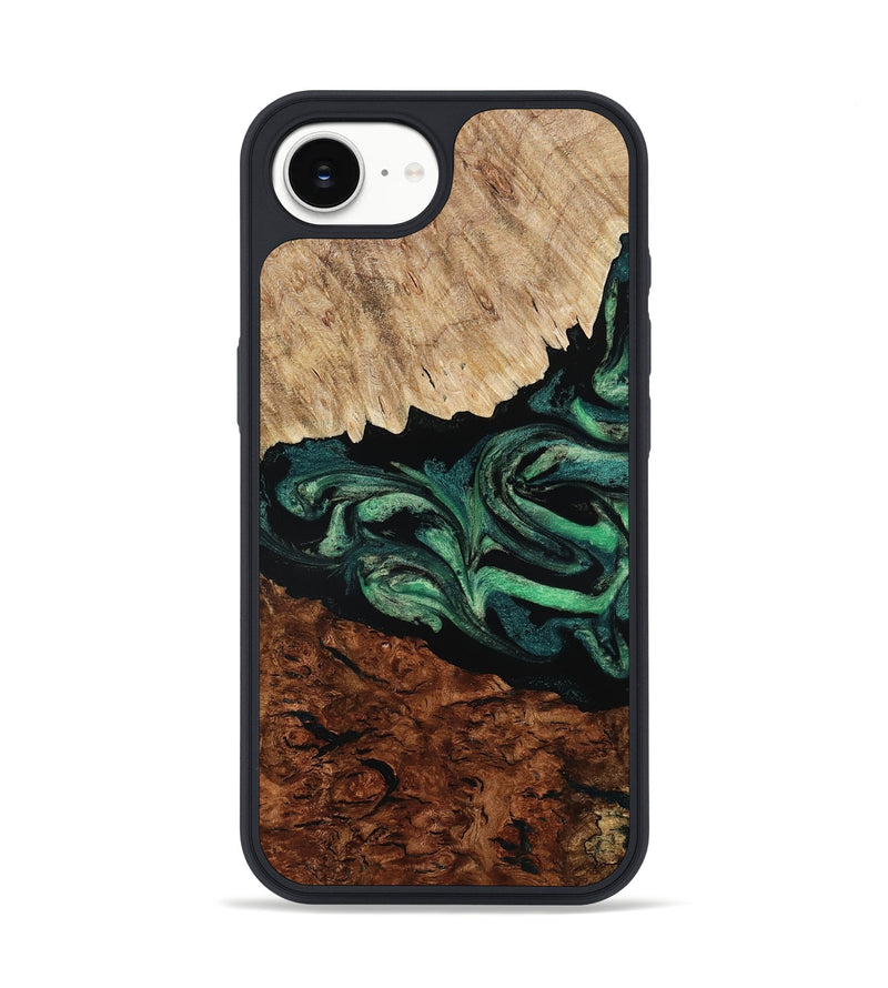 iPhone 16e Wood Phone Case - Twila (Green, 801997)