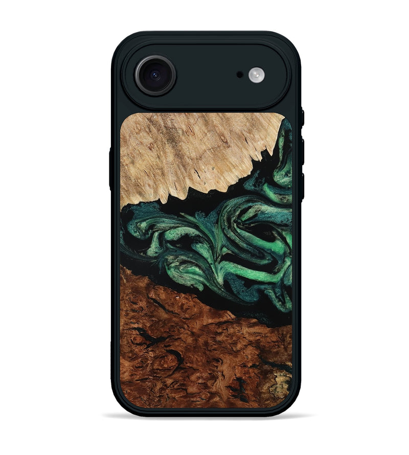 iPhone 17 Air Wood Phone Case - Twila (Green, 801997)