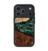 iPhone 17 Pro Wood Phone Case - Twila (Green, 801997)