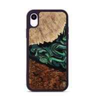 iPhone Xr Wood Phone Case - Twila (Green, 801997)