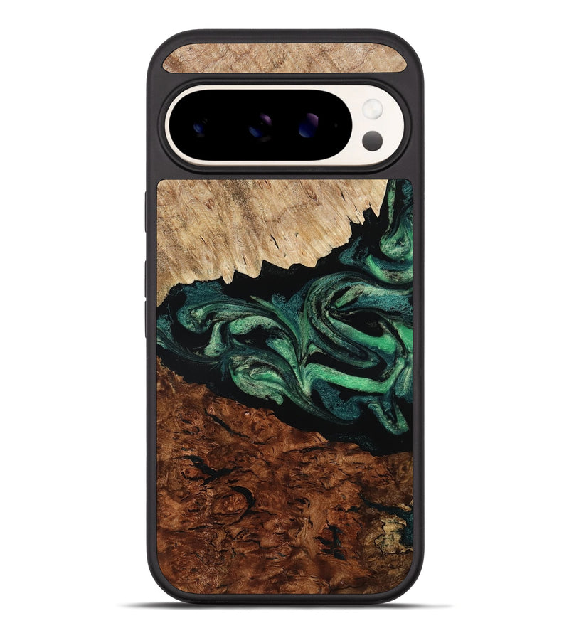Pixel 10 Pro XL Wood Phone Case - Twila (Green, 801997)