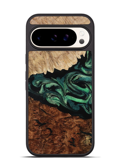 Pixel 9 Pro Wood Phone Case - Twila (Green, 801997)