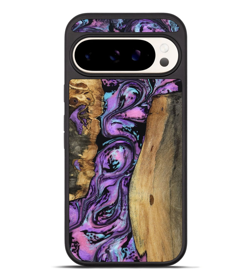 Pixel 10 Pro XL Wood Phone Case - Keily (Purple, 801998)