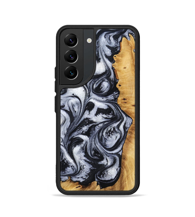 Galaxy S22 Wood Phone Case - Katlynn (Black & White, 801999)