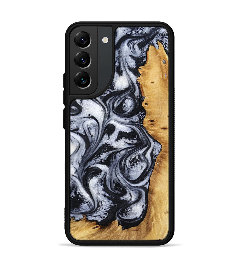 Galaxy S22 Plus Wood Phone Case - Katlynn (Black & White, 801999)