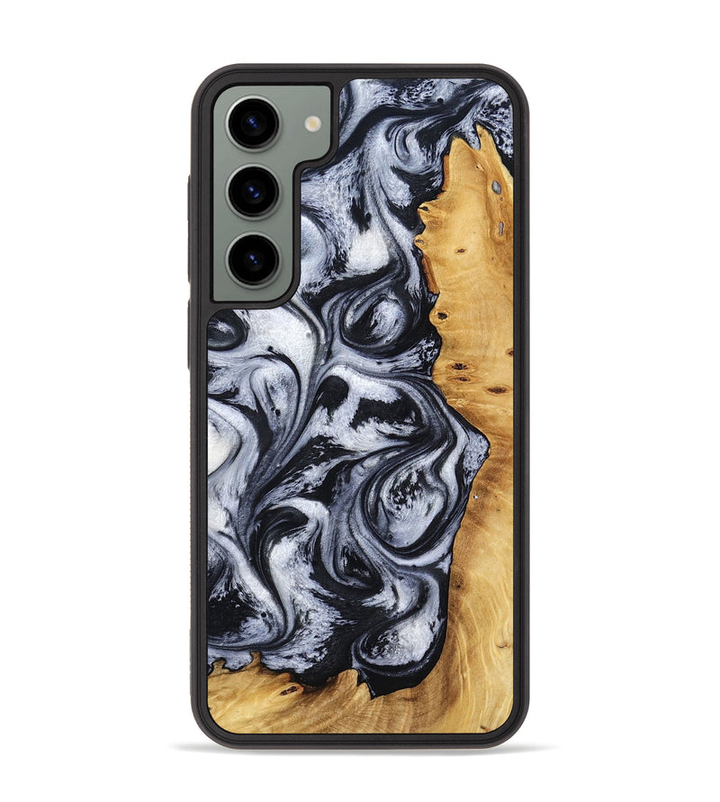 Galaxy S23 Plus Wood Phone Case - Katlynn (Black & White, 801999)