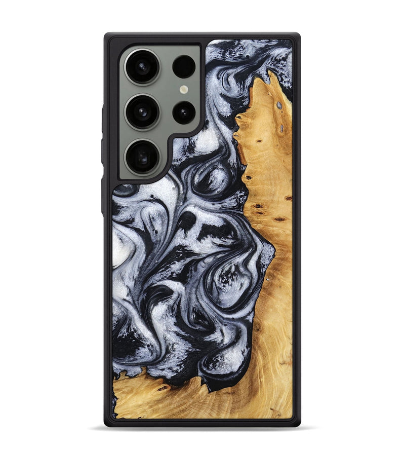 Galaxy S24 Ultra Wood Phone Case - Katlynn (Black & White, 801999)