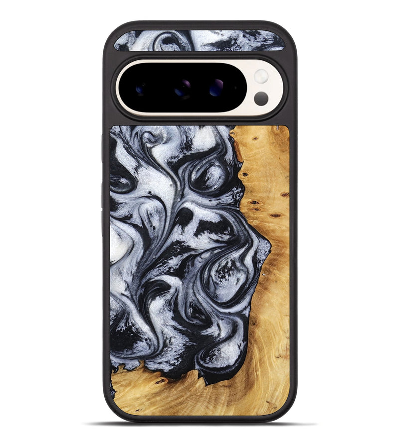 Pixel 10 Pro XL Wood Phone Case - Katlynn (Black & White, 801999)