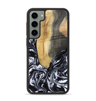 Galaxy S23 Plus Wood Phone Case - Curley (Black & White, 802000)