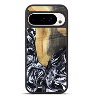 Pixel 9 Pro XL Wood Phone Case - Curley (Black & White, 802000)