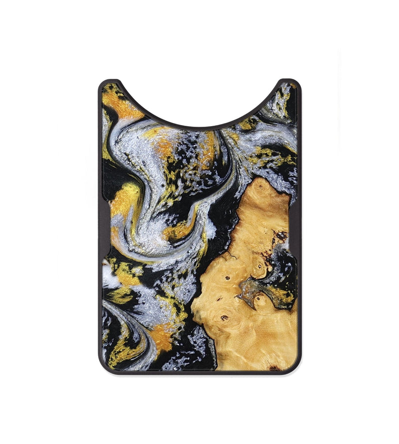 Alloy Wood Wallet - Vincent (Black & White, 802001)