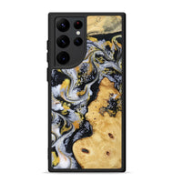 Galaxy S22 Ultra Wood Phone Case - Vincent (Black & White, 802001)