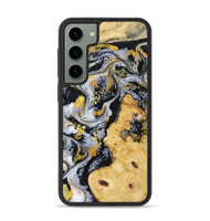 Galaxy S23 Plus Wood Phone Case - Vincent (Black & White, 802001)