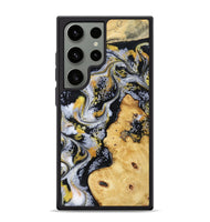 Galaxy S24 Ultra Wood Phone Case - Vincent (Black & White, 802001)