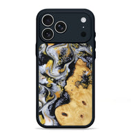 iPhone 17 Pro Max Wood Phone Case - Vincent (Black & White, 802001)