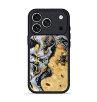 iPhone 17 Pro Wood Phone Case - Vincent (Black & White, 802001)