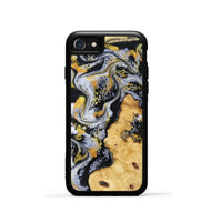 iPhone SE Wood Phone Case - Vincent (Black & White, 802001)