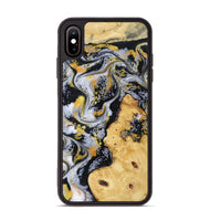 iPhone Xs Max Wood Phone Case - Vincent (Black & White, 802001)
