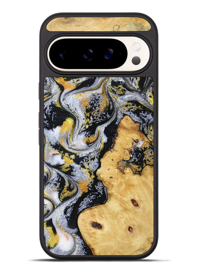 Pixel 9 Pro XL Wood Phone Case - Vincent (Black & White, 802001)