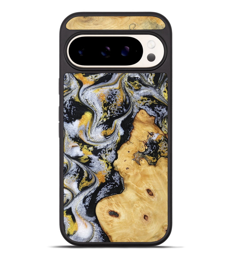 Pixel 9 Pro XL Wood Phone Case - Vincent (Black & White, 802001)