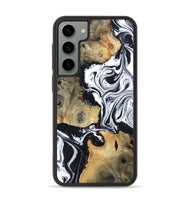 Galaxy S23 Plus Wood Phone Case - Keara (Black & White, 802002)