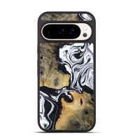 Pixel 9 Wood Phone Case - Keara (Black & White, 802002)