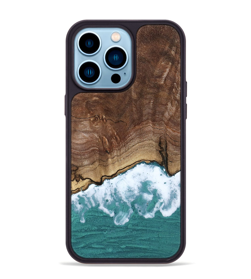 iPhone 14 Pro Max Wood Phone Case - Misael (Coastal, 802003)