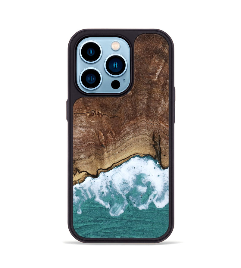 iPhone 14 Pro Wood Phone Case - Misael (Coastal, 802003)