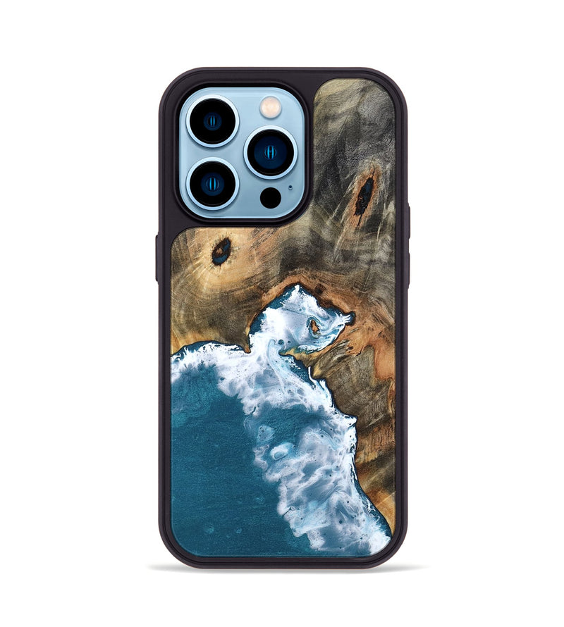 iPhone 14 Pro Wood Phone Case - Alyce (Coastal, 802008)