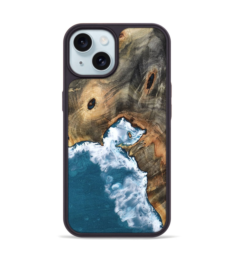 iPhone 15 Wood Phone Case - Alyce (Coastal, 802008)