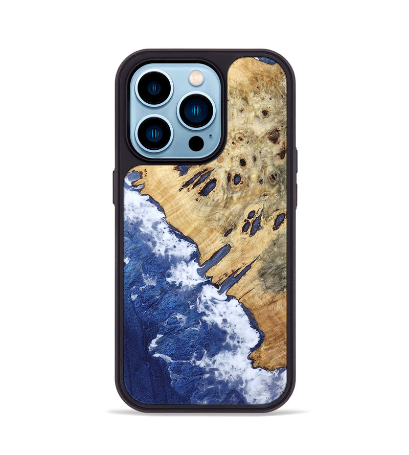 iPhone 14 Pro Wood Phone Case - Shay (Coastal, 802012)
