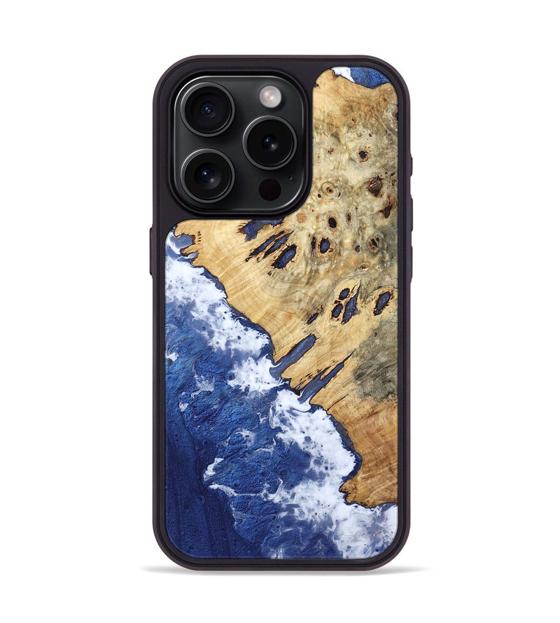 iPhone 15 Pro Wood Phone Case - Shay (Coastal, 802012)