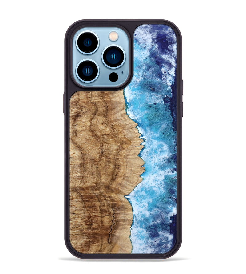 iPhone 14 Pro Max Wood Phone Case - Retta (Coastal, 802013)