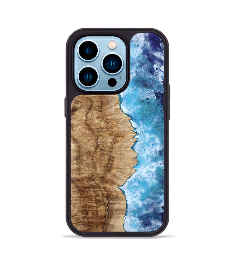 iPhone 14 Pro Wood Phone Case - Retta (Coastal, 802013)