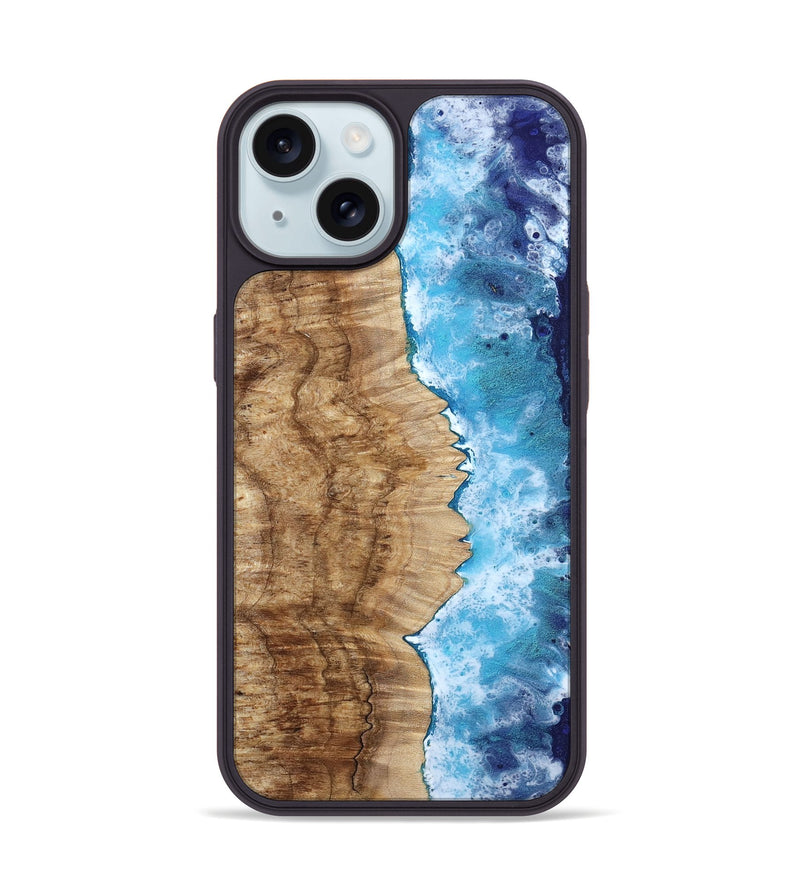 iPhone 15 Wood Phone Case - Retta (Coastal, 802013)