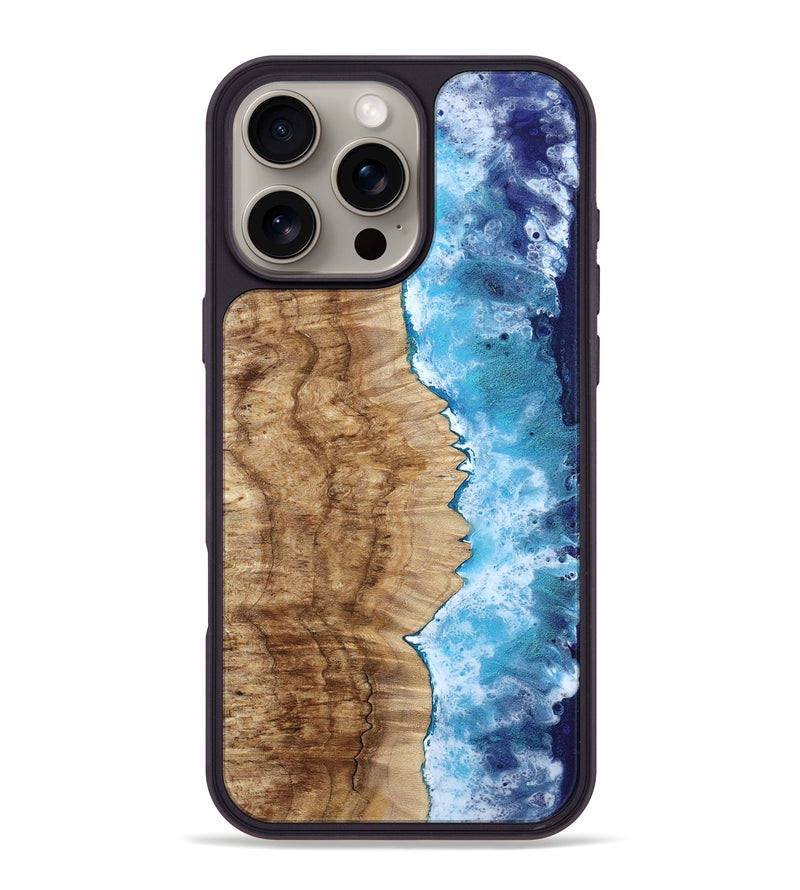 iPhone 16 Pro Max Wood Phone Case - Retta (Coastal, 802013)