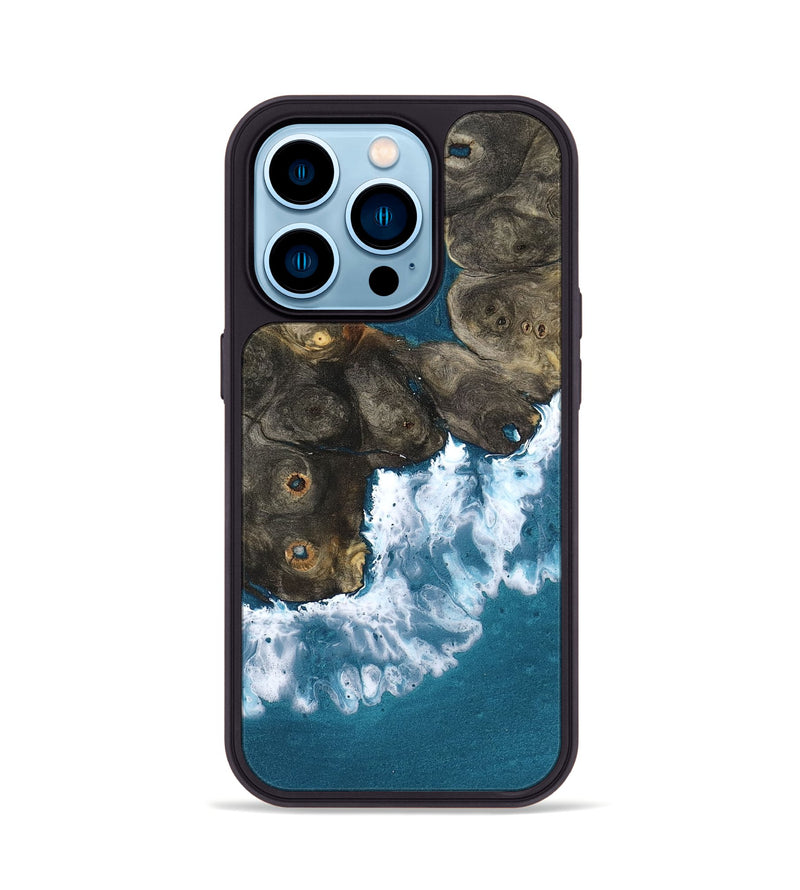 iPhone 14 Pro Wood Phone Case - Latonia (Coastal, 802019)