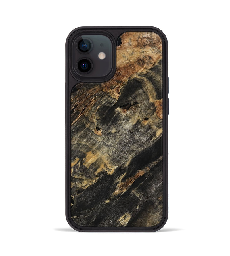 iPhone 12 Wood Phone Case - Gianna (Wood Burl, 802022)